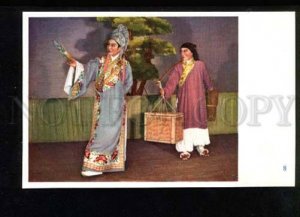037410 CHINA Dancer & theatre stages Old color PC #8