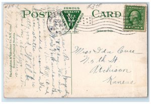 1912 Scene at East Avenue Hagerstown Maryland MD Antique Posted Postcard