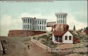 Reno Nevada NV House Tower c1910s Postcard