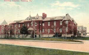 Vintage Postcard 1914 Reading Hospital Medical Building Reading Pennsylvania PA