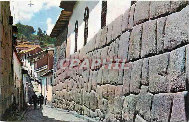  Modern Postcard Typical Street Peru