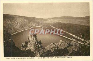 Old Postcard The High Chaumes White Lake and the Rock Hans