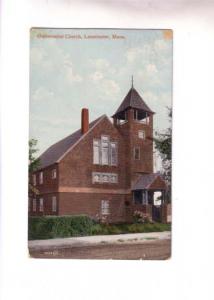 Universalist Church, Leominster Massachusetts, Used 1913 Flag Cancel