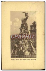 Old Postcard Torino Piazza dello Statuto My Del Freyus