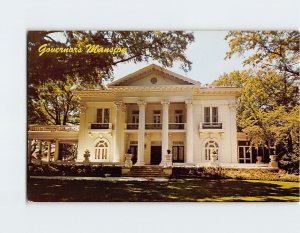 Postcard Governor's Mansion, Montgomery, Alabama