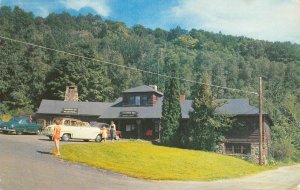 Trading Post & US Post Office CANDLEWOOD LAKE, CT Roadside ca 1950s Postcard