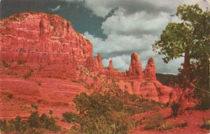 Postcard AZ Flagstaff Arizona-Oak Creek Canyon-Sandstone-Photo R. M. Fronske B8