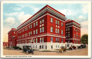 Rochester MN-Minnesota, Mayo Clinic Medical Block Building, Vintage Postcard