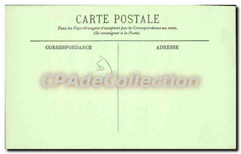 Old Postcard Cherbourg Sub Marine Station