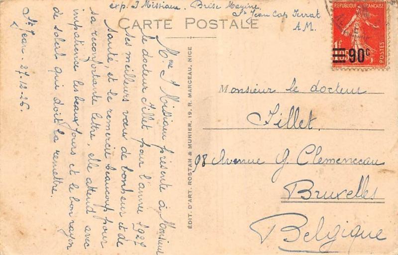 France Cote D Azur Beaulieu Le B Gordon Bennett Hippostcard