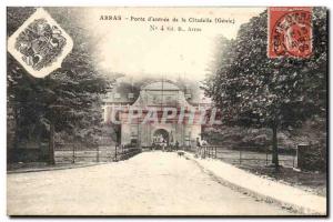 Old Postcard Army Arras Porte d & # 39entree Citadel Genie