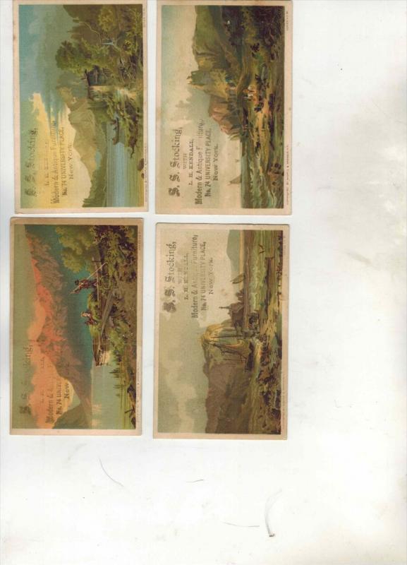 Scenic Views  S.S.Stocking New York City  Victorian Trade Card
