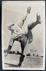 Mint USA Real Picture Postcard Chicago Cubs Baseball Player Paul Derringer