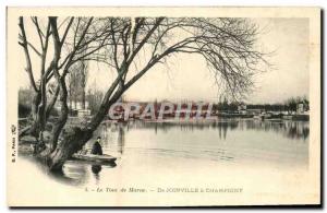 Old Postcard Tour De Marne Joinville Champigny