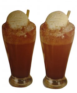 2 Chocolate Milk Shake Ice Cream Soda Floats Diecuts Pop Shop Original 1950s