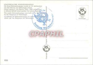 Postcard Modern K�nigsschloss Hohenschwangau The castle Hohenschwangau Was ...