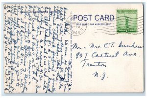 1943 US Coast Guard Toms River Station Seaside Heights NJ Vintage Postcard