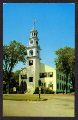 ME First Congregational Church KENNEBUNK Postcard Maine