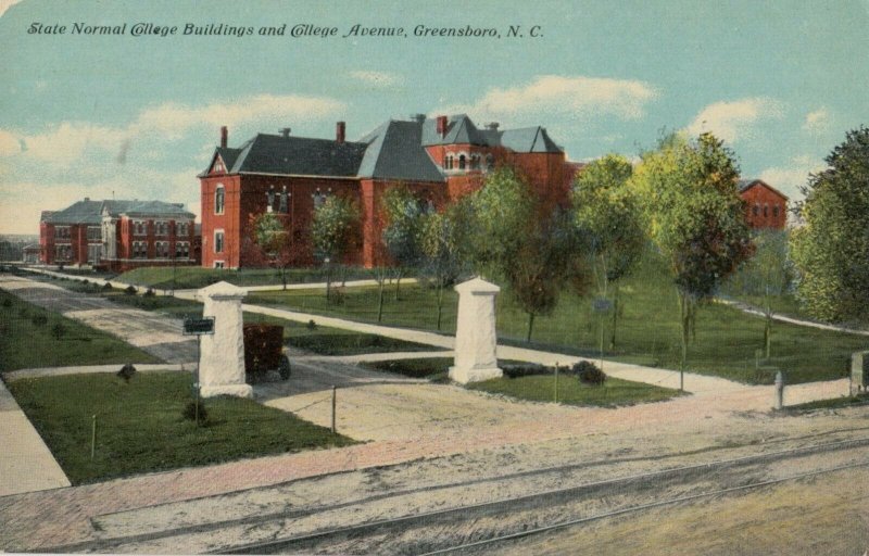 GREENSBORO, North Carolina, 1900-10s; STATE Normal COLLEGE