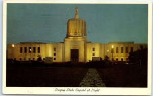 M-47511 Oregon State Capitol at Night Salem Oregon