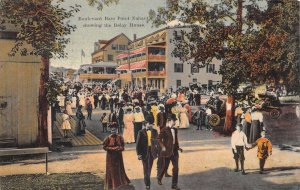 Nahant Massachutsetts Bass Point Relay House Street View Vintage PC AA63790