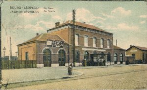 Military Bourg Leopold Camp de Beverloo Railway Station World War 1 06.59