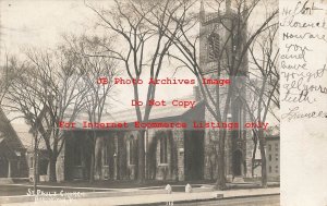 VT, Burlington, Vermont, RPPC, Saint Paul's Church, Photo No 116