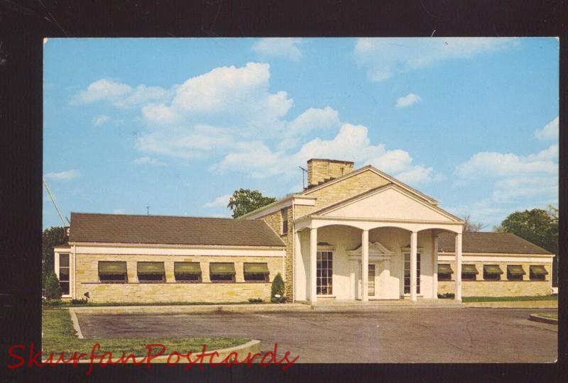 JOLIET ILLINOIS ROUTE 66 MANOR INN MOTEL US HWY 6 OLD ADVERTISING POSTCARD