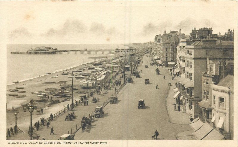 Postcard Uk England Sussex Brighton West pier