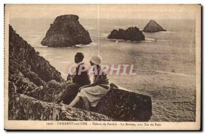 Old Postcard Camaret sur Mer advanced penhir The Balcony to Tas de Pois