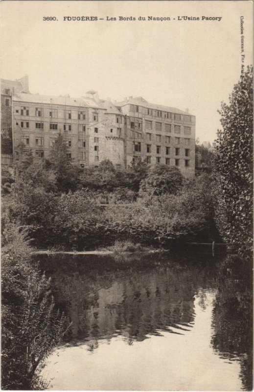 CPA Fougeres Les Bords du Nancon, Usine Pacory (1236551)