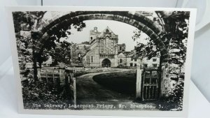 Vintage Rp Postcard The Gateway Lanercost Priory Nr Brampton Real Photo