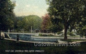 Trout Lake, Sanitarium Park in Clifton Springs, New York