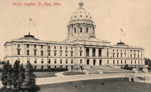 Vintage Postcard Capitol Building Historical Landmark Saint Paul Minnesota MN