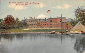 Bradford Academy in Haverhill, Massachusetts and Lake Tupelo.