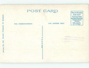 Divided-Back PENNANT POSTCARD Woodstock New Brunswick NB HM5258