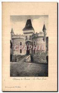 Old Postcard Chateau de Busset the Pont Levis