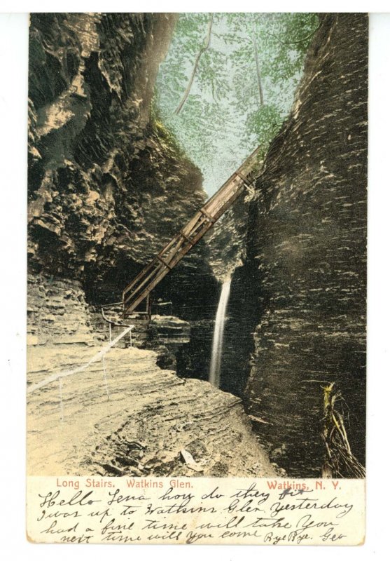 NY - Watkins Glen. Long Stairs