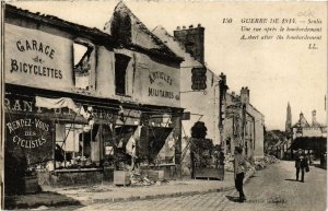 CPA SENLIS Une rue apres le bombardement (377849)