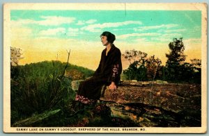 Sammy Lane on Sammy's Lookout Branson Missouri MO UNP WB Postcard H2