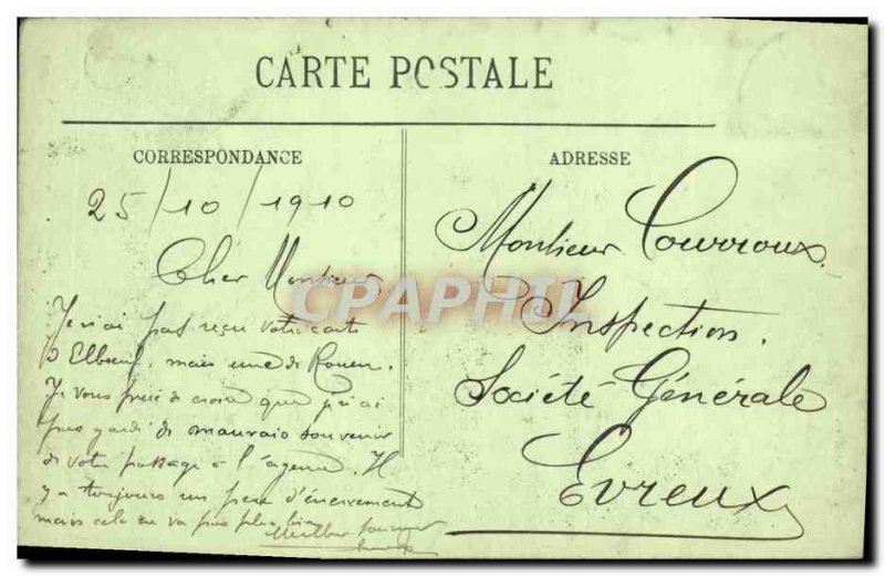 Old Postcard Surroundings Of Cherbourg Joburg Sorthe D & # 39A Cave