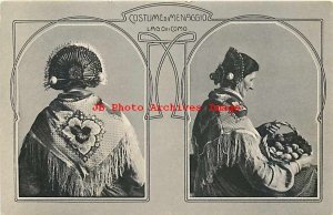 Itay, Lago di Como, Costume di Menaggio, Italian Native Costume,Brunner No 17534