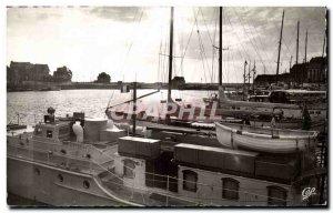 Deauville - Crepuscule on the Bassin des Yachts - Old Postcard