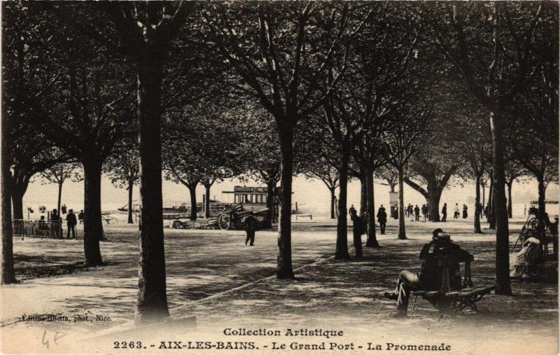 CPA Aix-les-BAINS - Le Grand Port - La Promenade (659121)