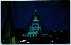 M-31503 A night scene of St Josephs Oratory Montreal Canada