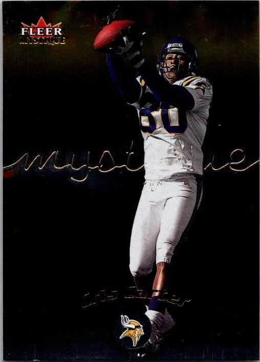 2000 Fleer Football Card Cris Carter Minnesota Vikings sk20171