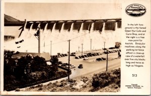 Real Photo Postcard Grand Coulee Dam Columbia River Washington