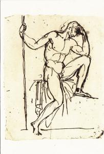 BF15455 musee esquisse d un guerrier angers france  front/back image