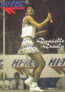 Danielle Drady Australian Squash Tennis Champion Rare Photo Plain Back Postcard