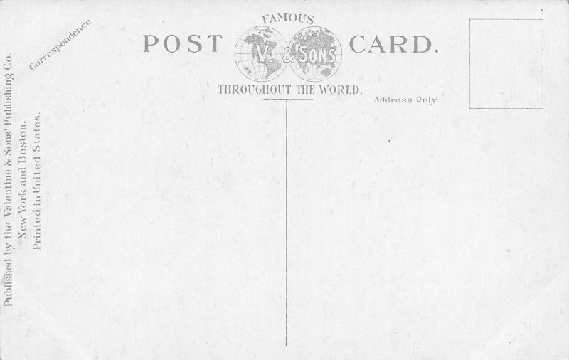 Cambridge Massachusetts~Harvard University Gates~1910 Postcard